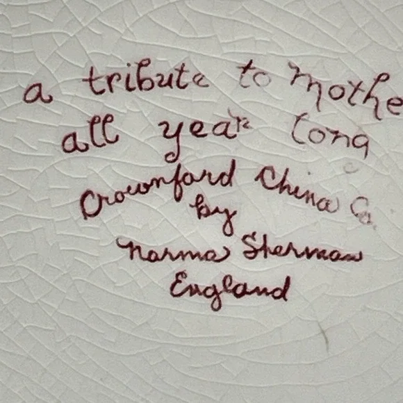 Royal‎ Crownford 1973 Plate "A Good Mother Makes a Happy Home" By Norma Sherman - Picture 5 of 8